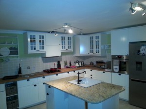 enniskerry kitchen, granite worktop