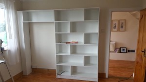 greystones shelving unit white