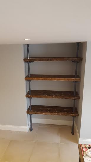 scaffold metal shelving