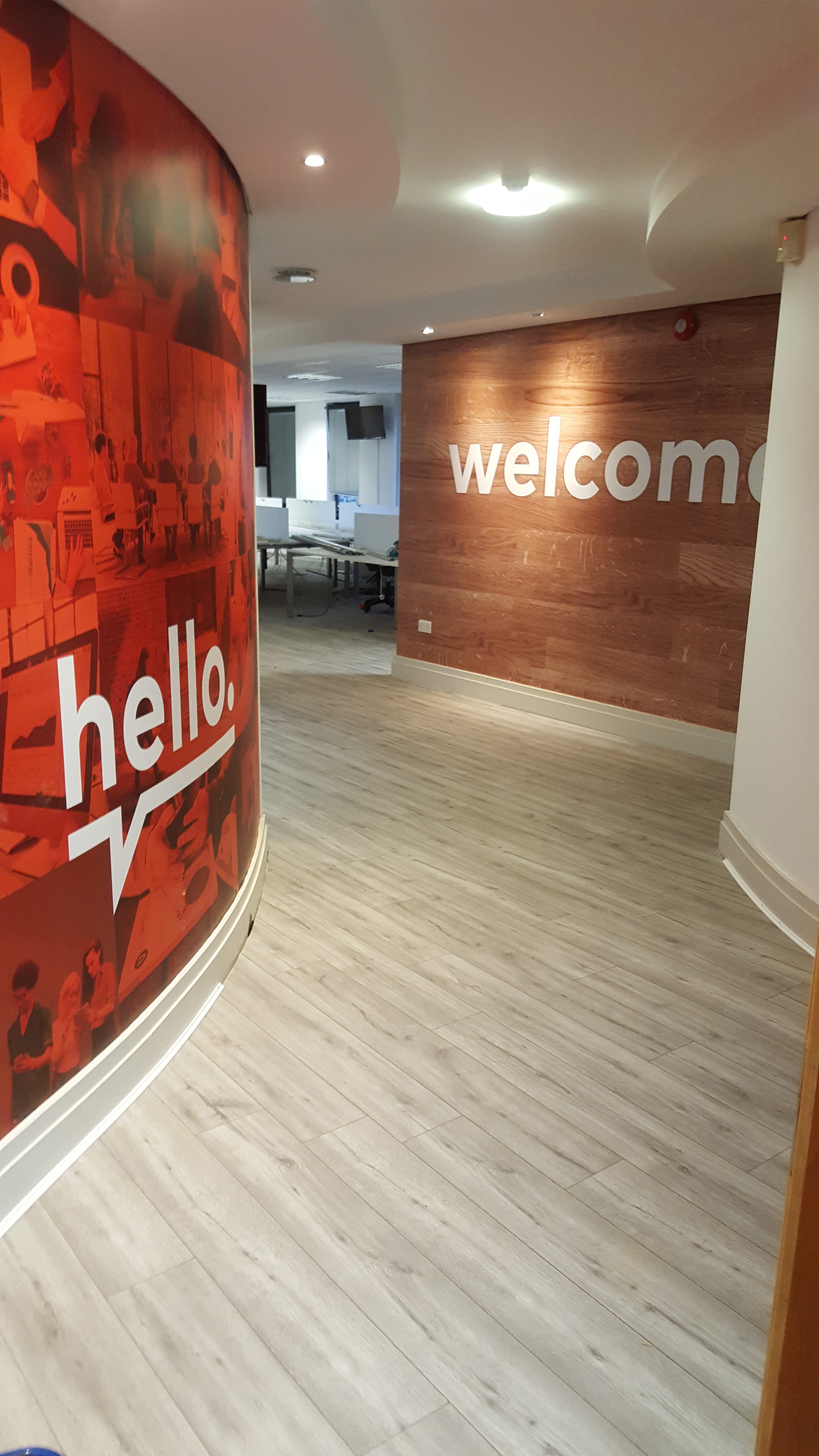 Office Laminate Flooring Dublin Office Renovation Balterio Laminate